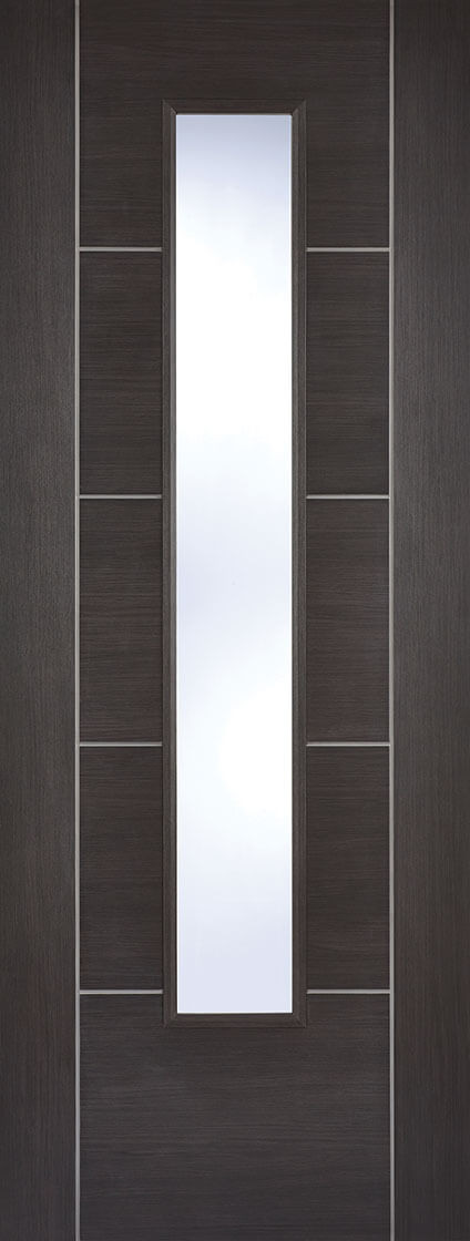 Dark Grey Laminated Vancouver Glazed | LPD Doors