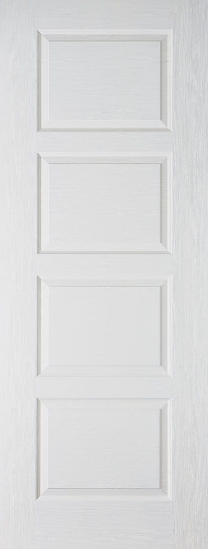 White Moulded Contemporary 4P
