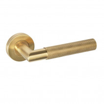 Ironmongery Zurich Satin Gold Handle Hardware Privacy Pack