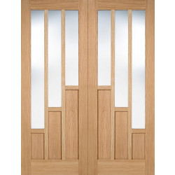 Oak Coventry Prefinished Glazed 3L Pairs