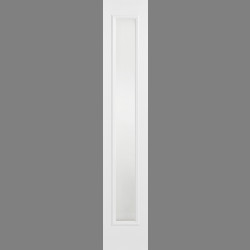 GRP Sidelight White Glazed 1L Frosted