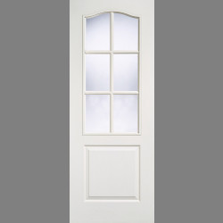 White Moulded Classical 6L Glazed