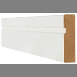 White Primed Architrave Single Groove
